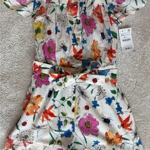 Zara Multicolor Floral Jumpsuit